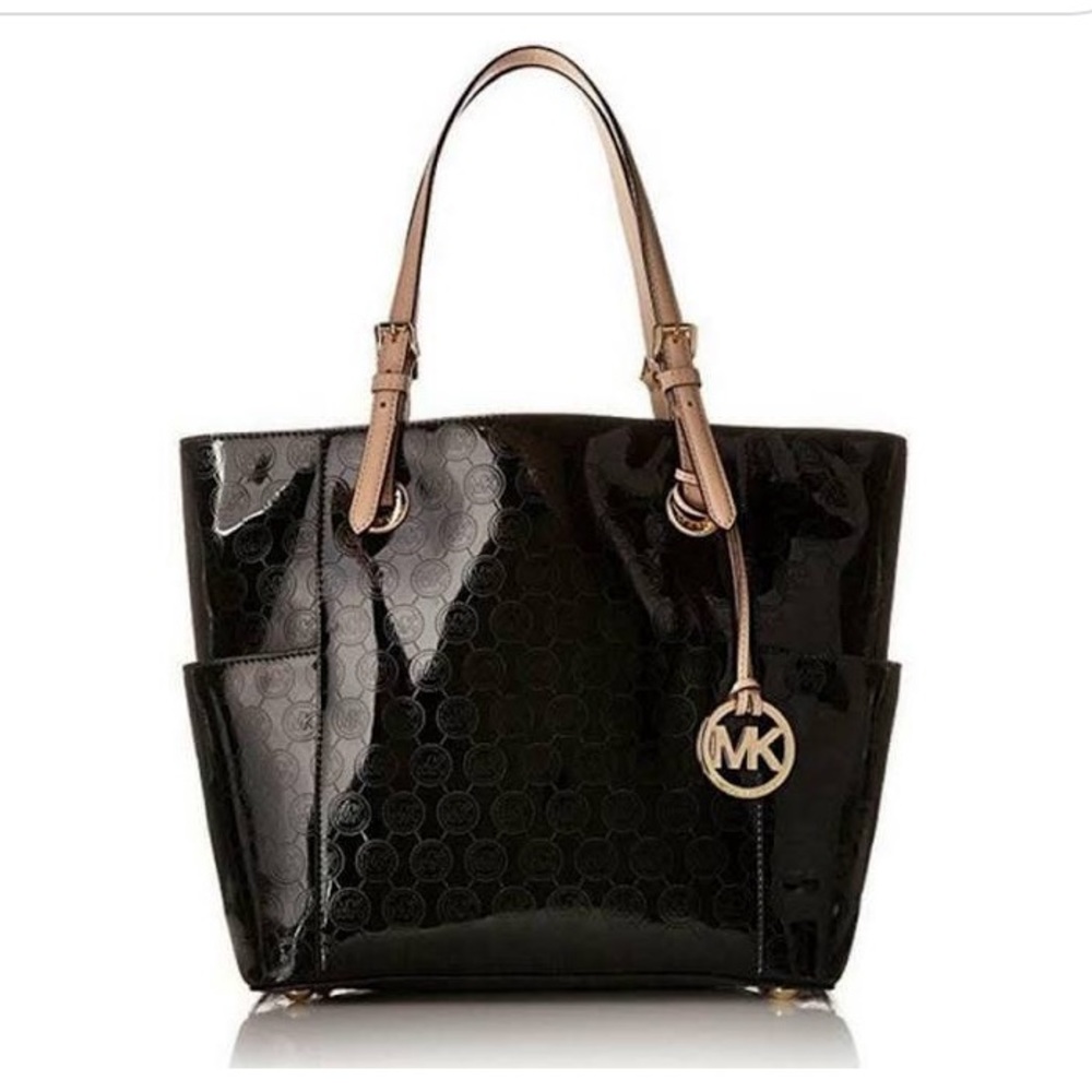 Like New WHITE Michael Kors signature tote
